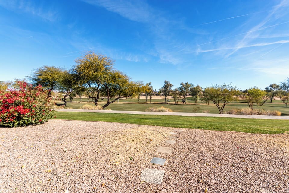 Walking trail and golf course!