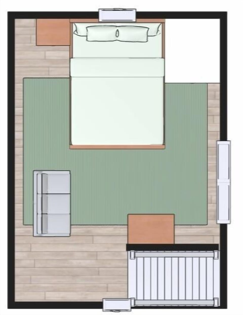 Second floor bedroom