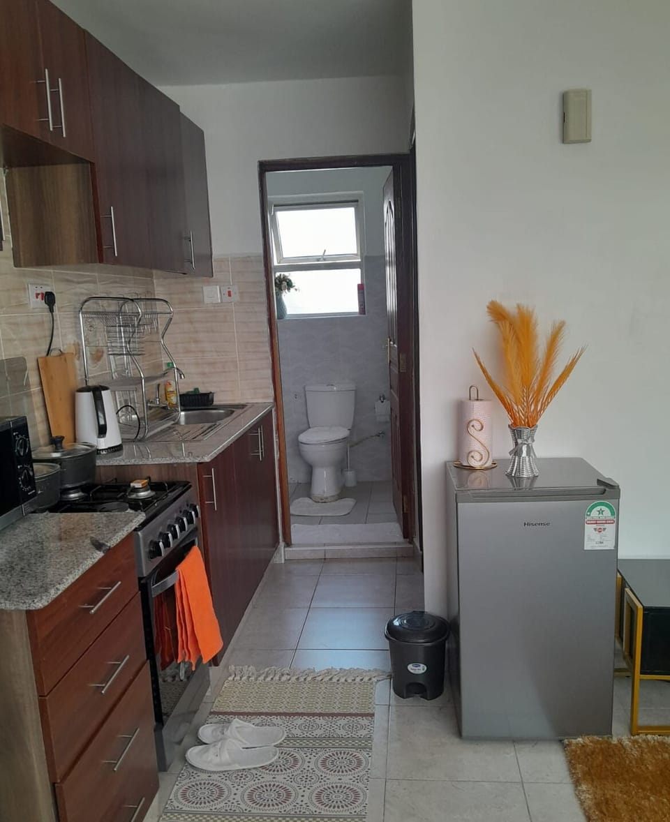 Deluxe Apartment, Balcony, City View | Private kitchen | Fridge, microwave, cookware/dishes/utensils