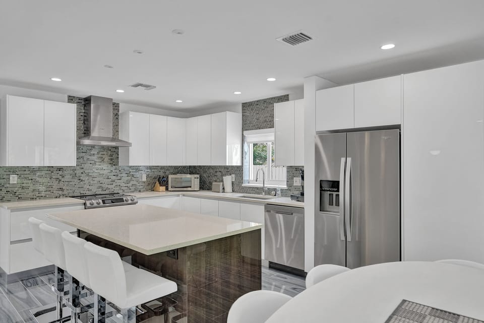 House, Pool View | Private kitchen