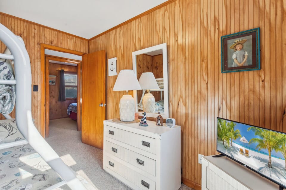 The Bedroom with a Pyramid Bunk offers even more space for the kids to relax and unwind.