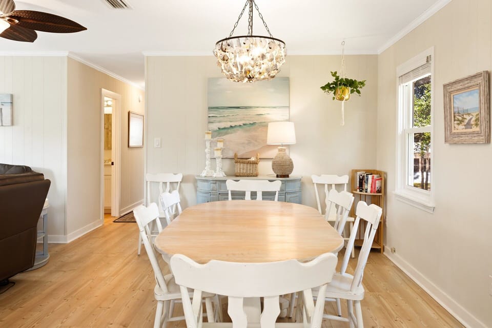 The Dining Area is a beautiful space for enjoying your fantastic meal together.