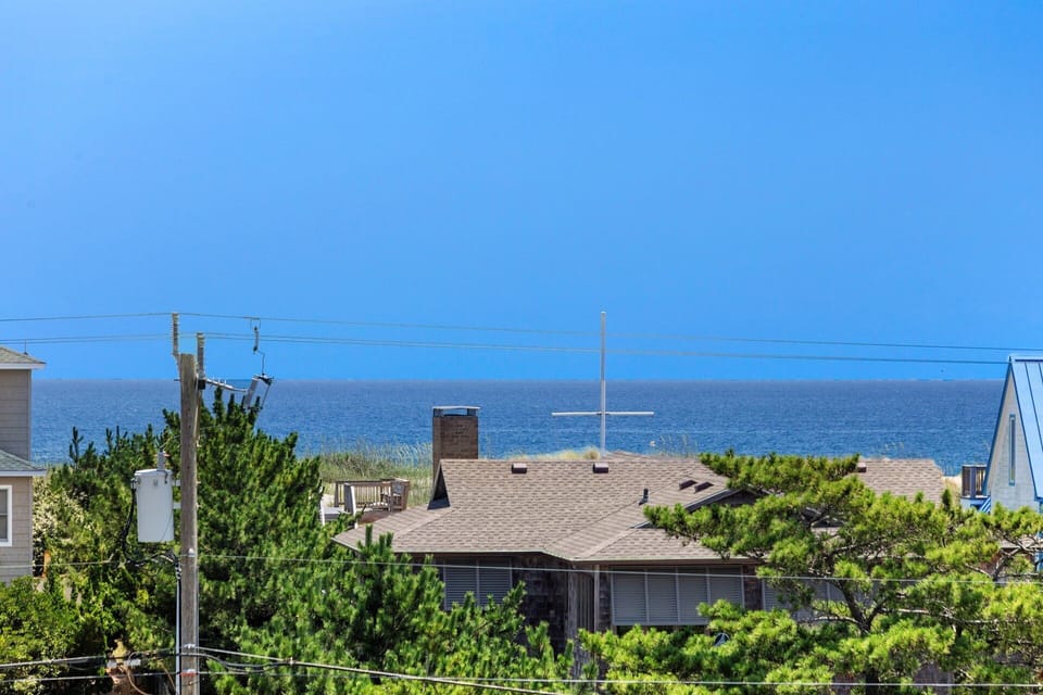 Soak up the ocean breeze from the Top Level Front Deck View!