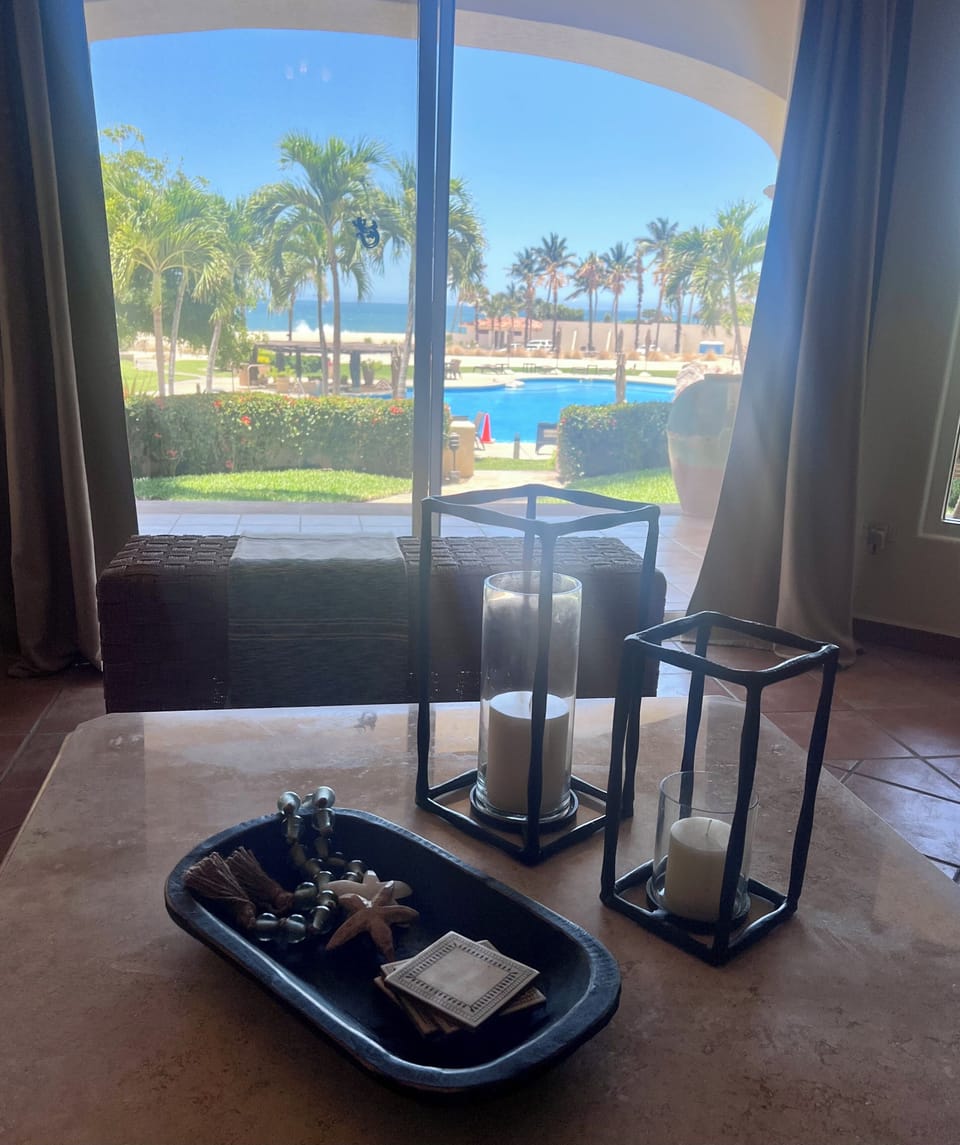 General Living space with direct views of Patio, Pool and Ocean!  