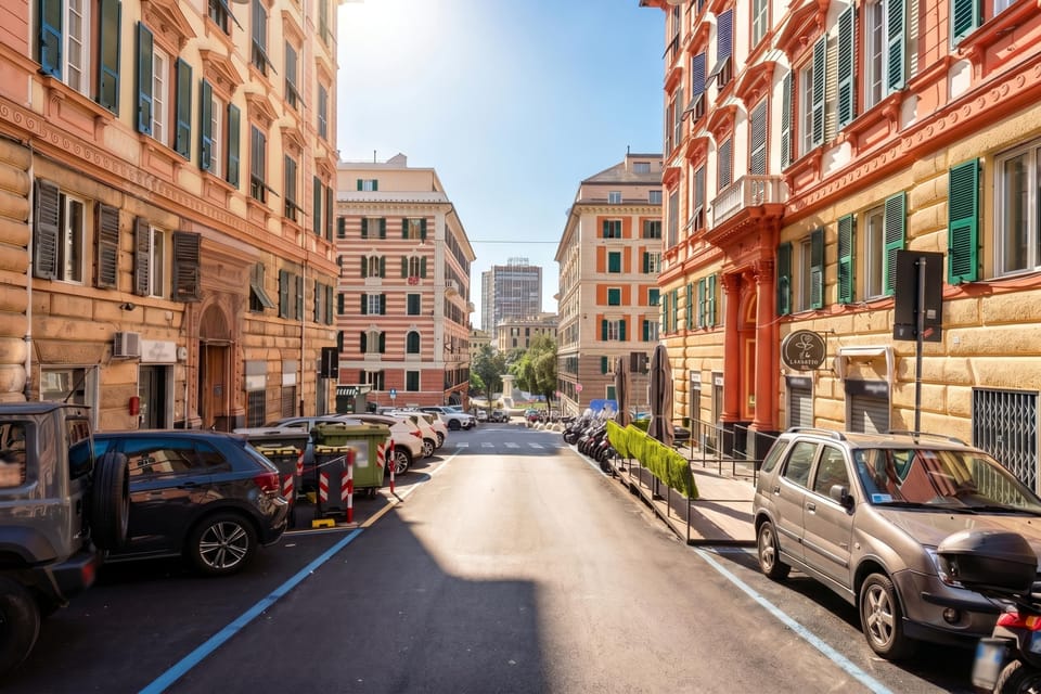 Family Apartment, 2 Bedrooms, Microwave (Central Flat In Genova) | Parking