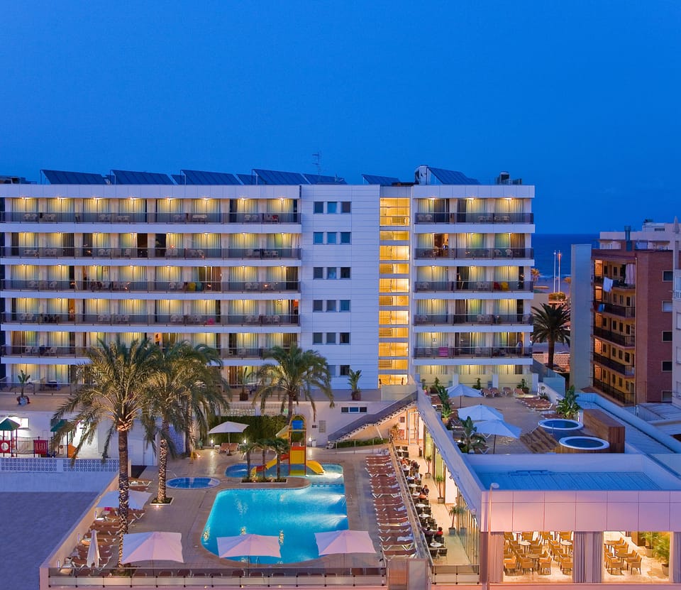 Front of property - evening/night