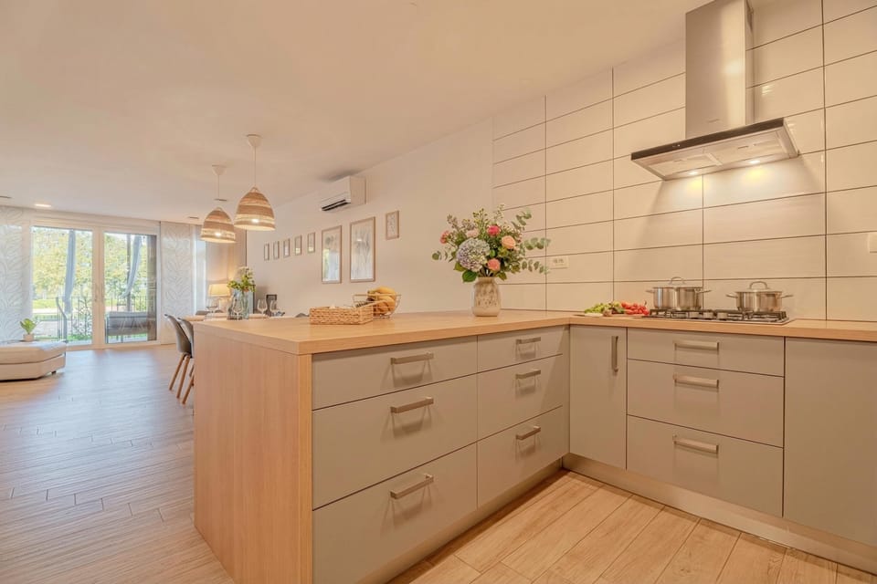 Family Villa, Multiple Bedrooms, 2 Bathrooms (Vipava River Retreat) | Private kitchen | Fridge, microwave, oven, stovetop