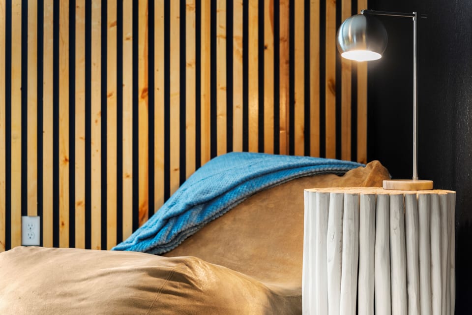 Bedroom 1 Upstairs: A warm and welcoming space.