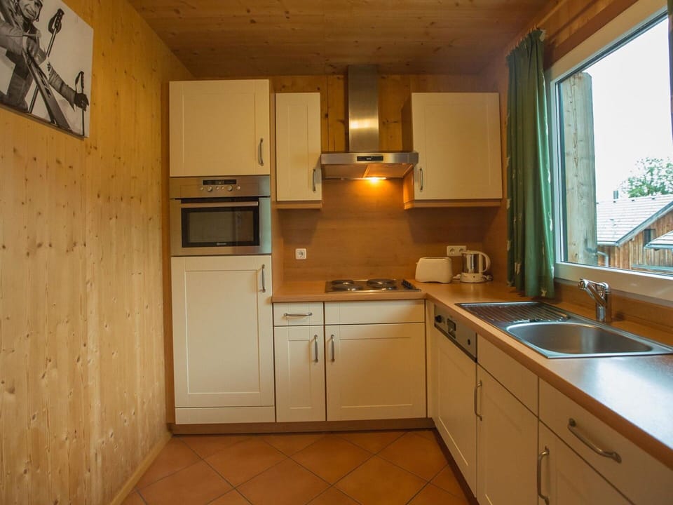 Kitchen, Wood, Countertop, Sink, Interior Design, Flooring, Kitchen Sink, Cabinetry, Plumbing Fixture, Floor