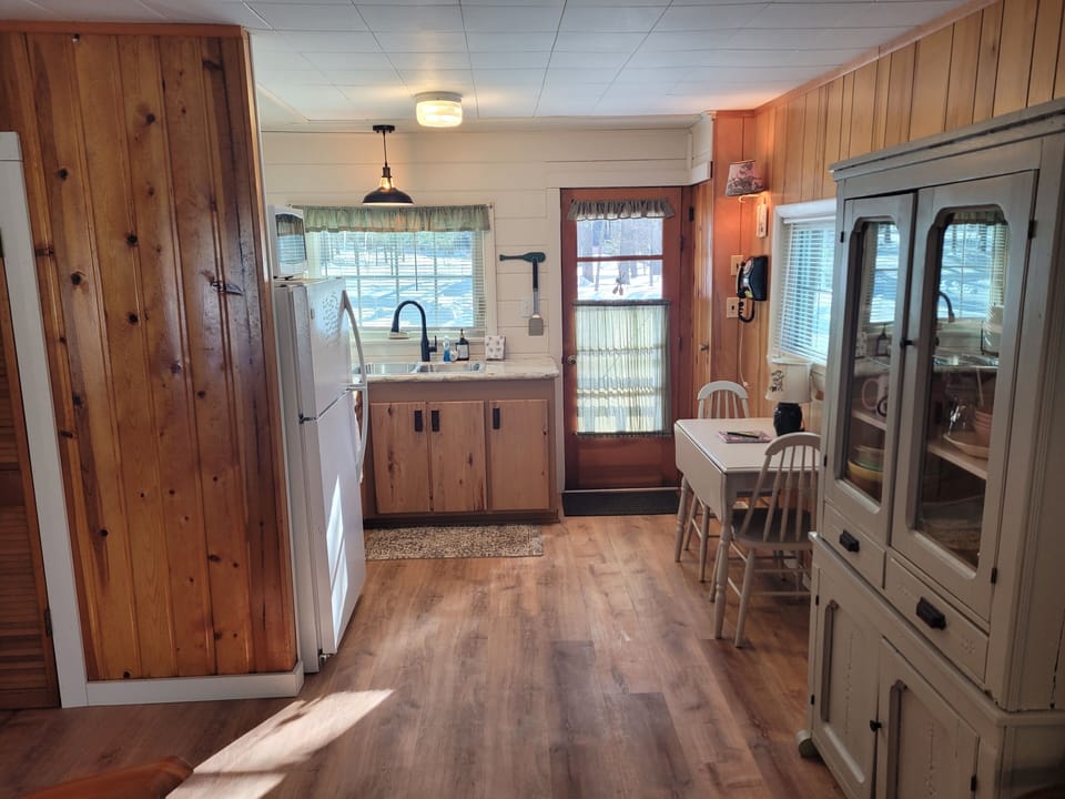 BREAKFAST TABLE:  There is a cute little 2-person breakfast table next to the kitchen.