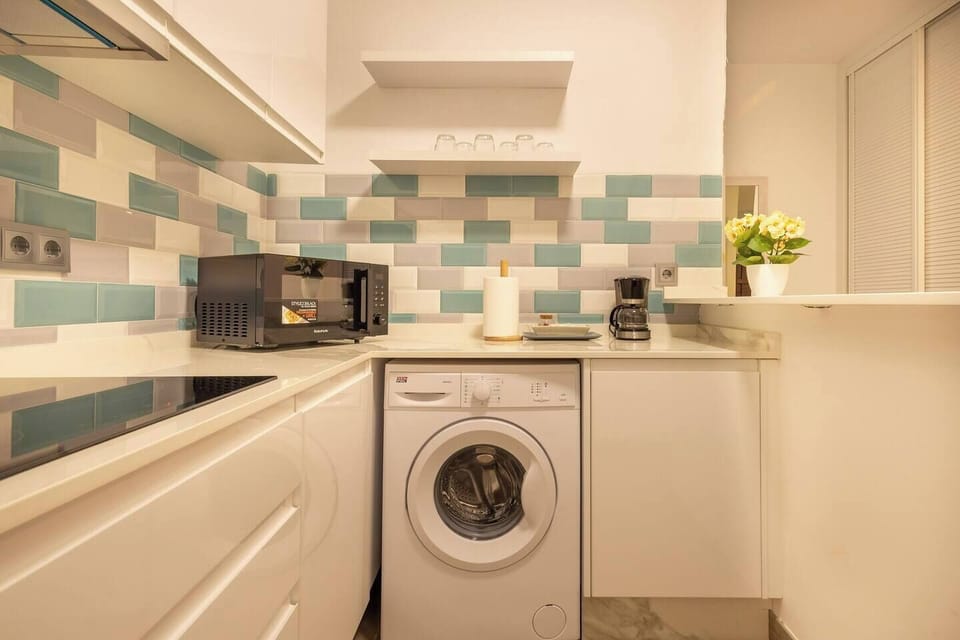 washing machine kitchen coffee maker microwave