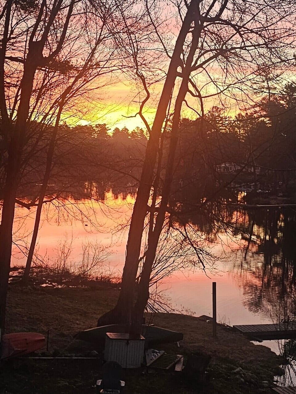 Sunsets like this are why people fall in love with Maine.