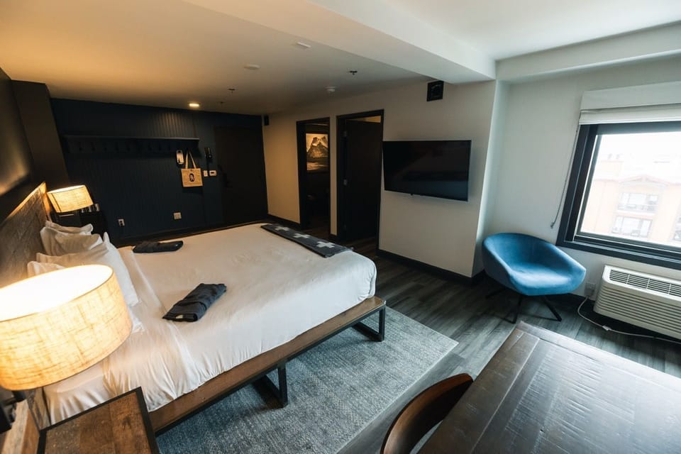 Spacious and stylish room with a comfortable layout, perfect for unwinding after a day of adventure.