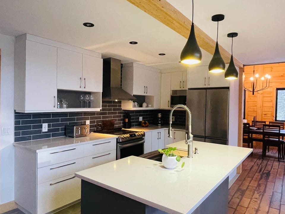 Open concept kitchen