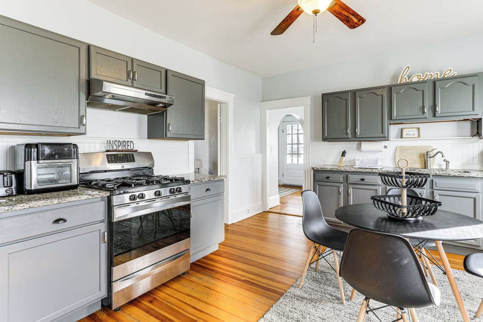 Kitchen | Window A/C Unit | Gas Baseboard Heat