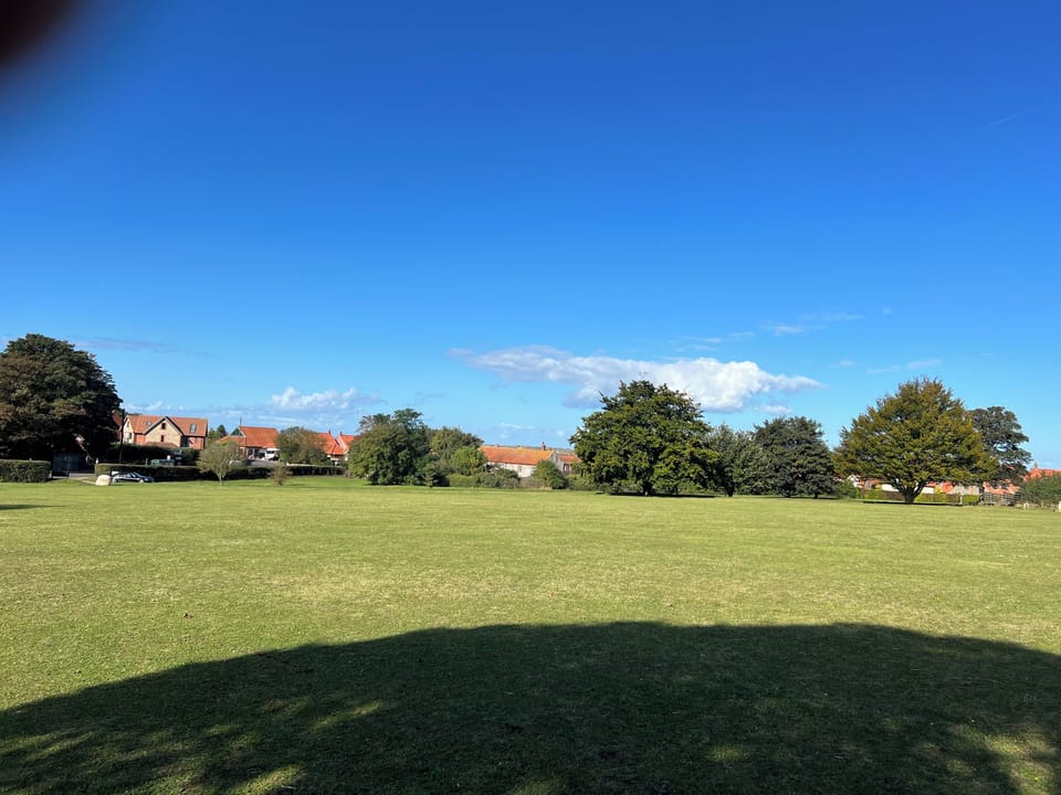 The Pastures is 50 metres from Pimpernel ,leading to the Village hall & parking