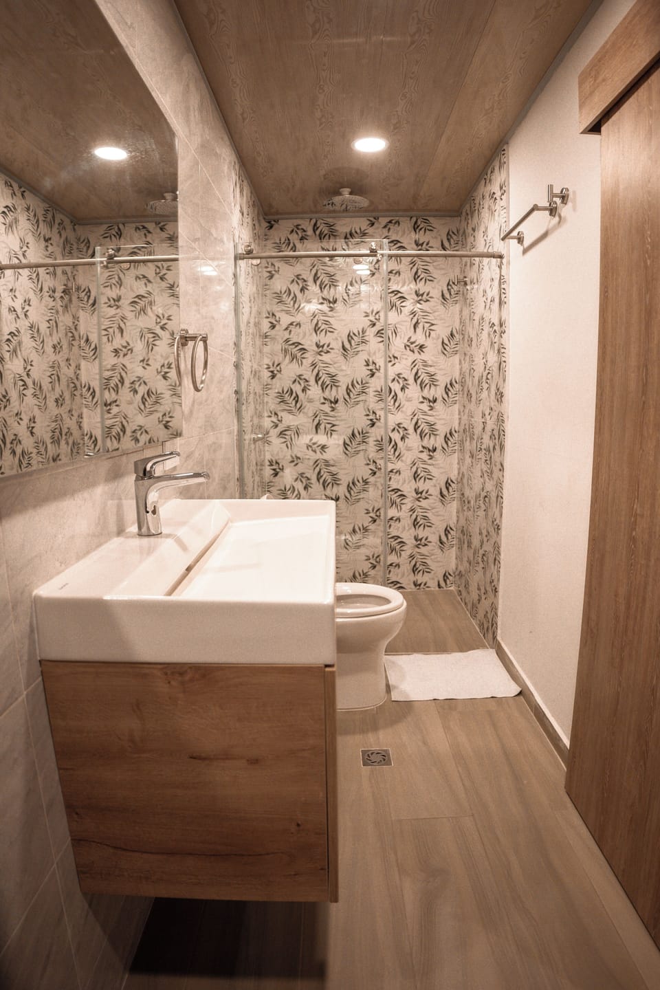 Superior Quadruple Room | Bathroom | Shower, hair dryer, towels, soap