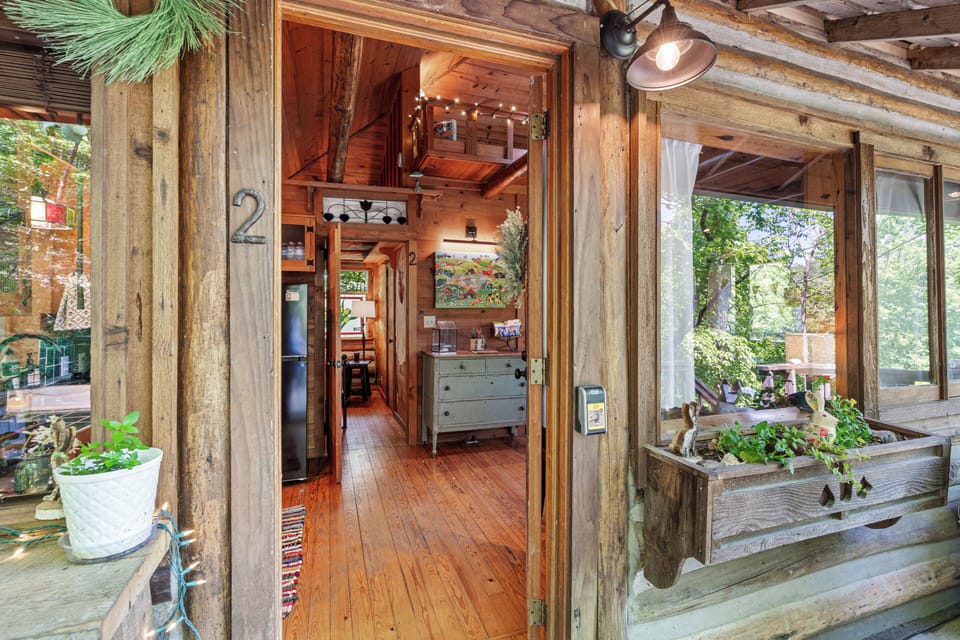 Entry door, labled cabin 2