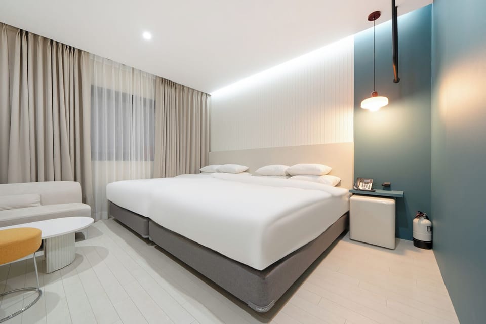Standard Family | Premium bedding, down comforters, desk, soundproofing