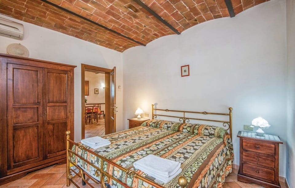 Interior Design, Furniture, Floor, Room, Bedroom, Ceiling, Bed, Apartment, Flooring, Bed Frame
