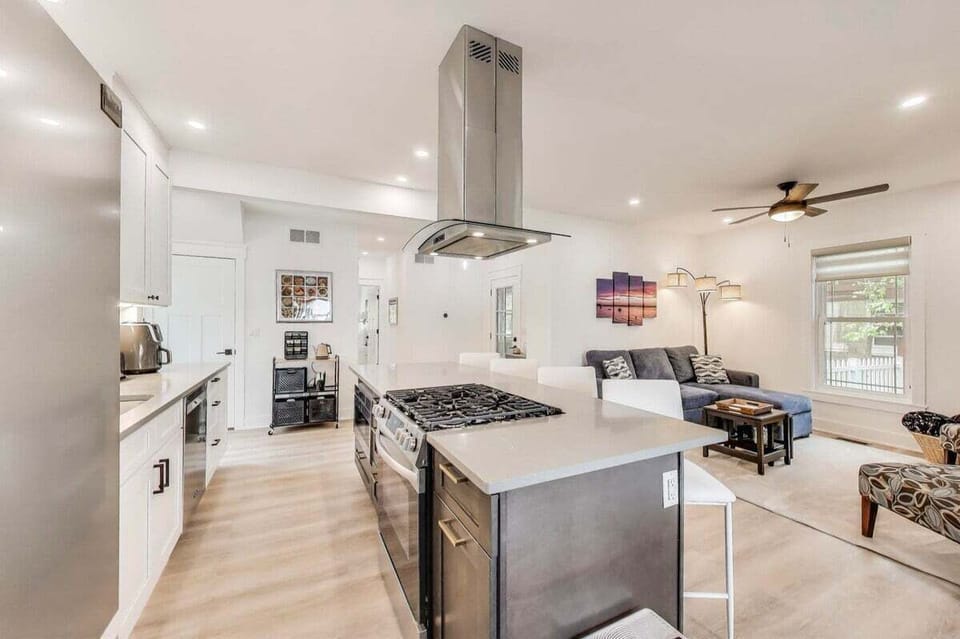Hang Out in the Kitchen and Living Room