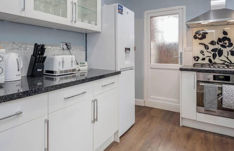 Kitchen at Jesswood Properties Short Lets & Serviced Accommodation