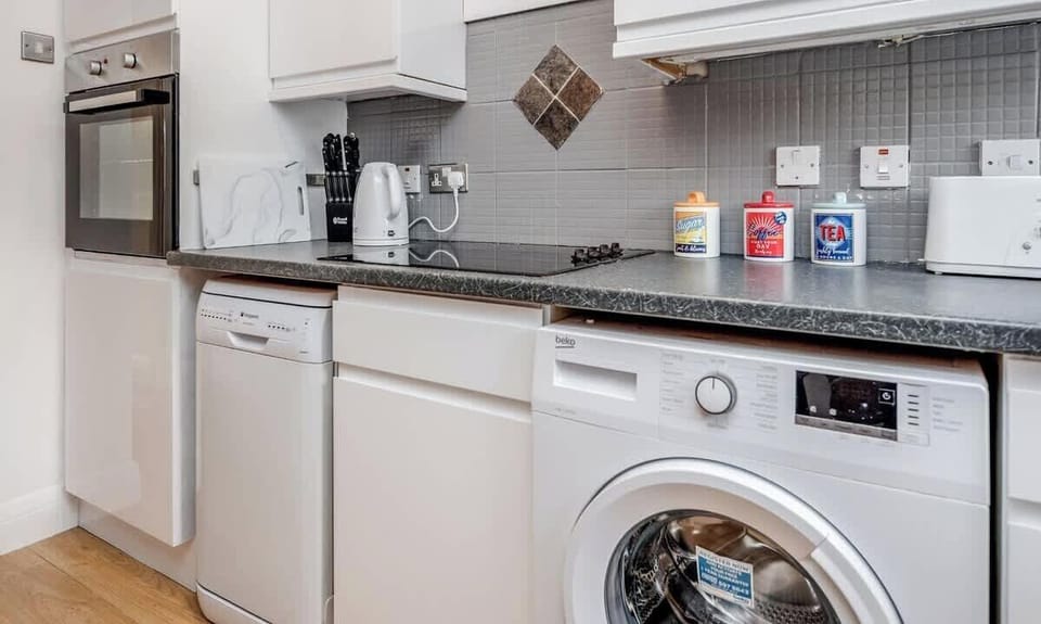 Kitchen at Jesswood Properties Short Lets & Serviced Accommodation