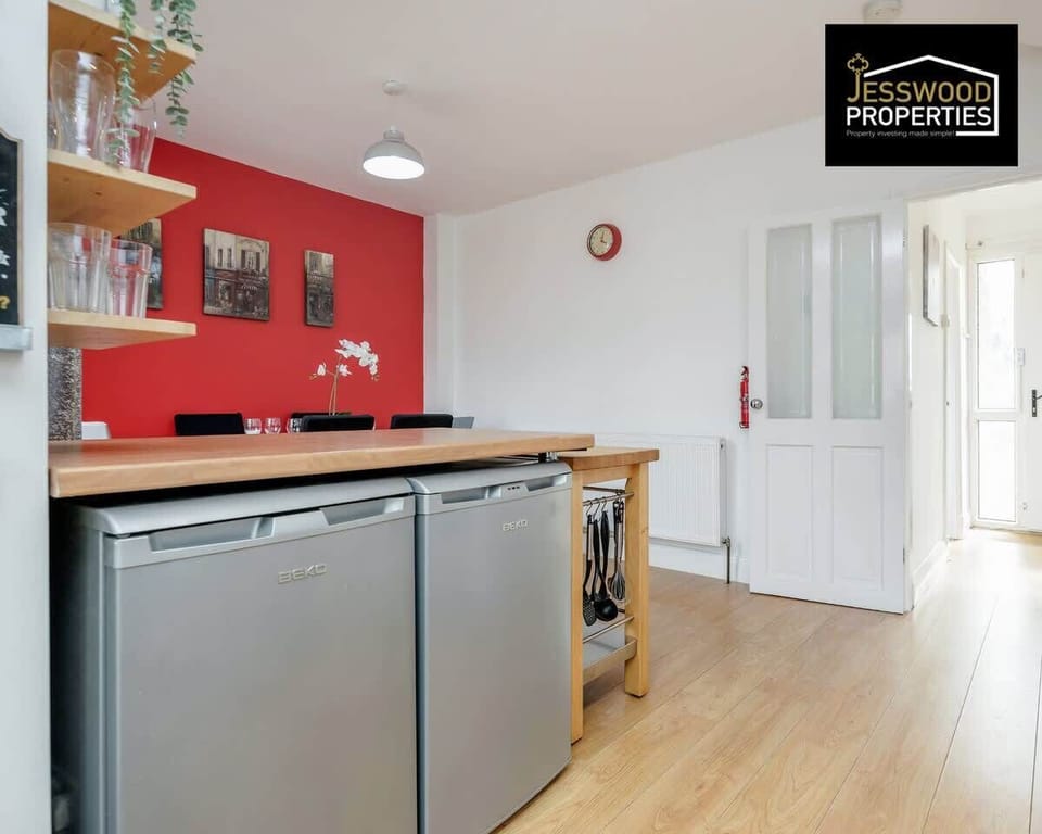 Kitchen at Jesswood Properties Short Lets & Serviced Accommodation