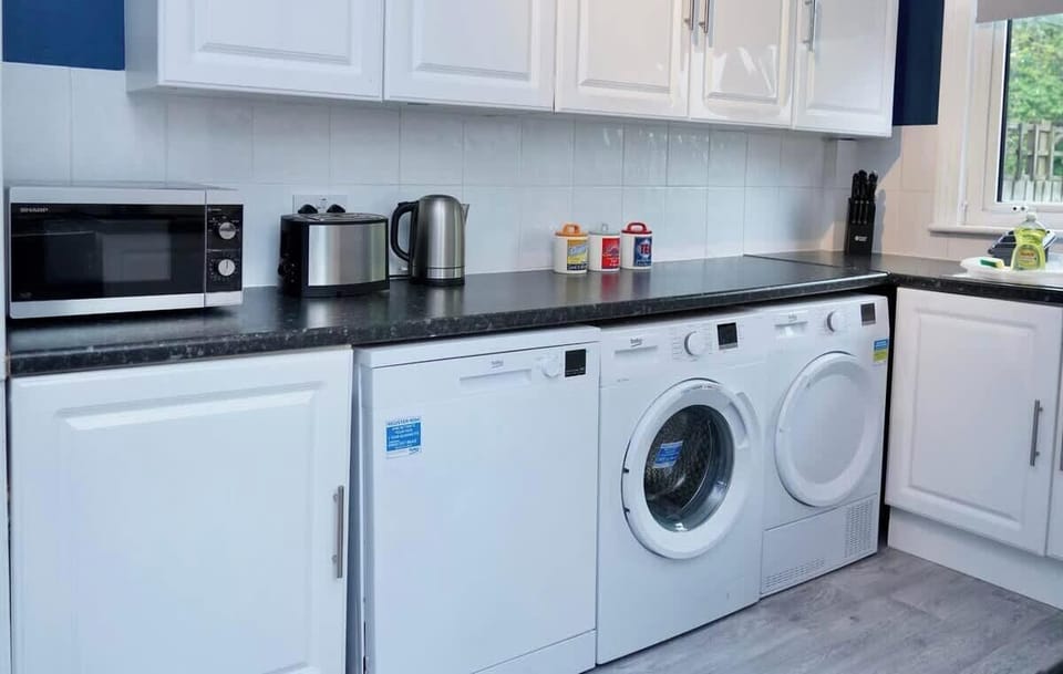 Kitchen at Jesswood Properties Short Lets & Serviced Accommodation