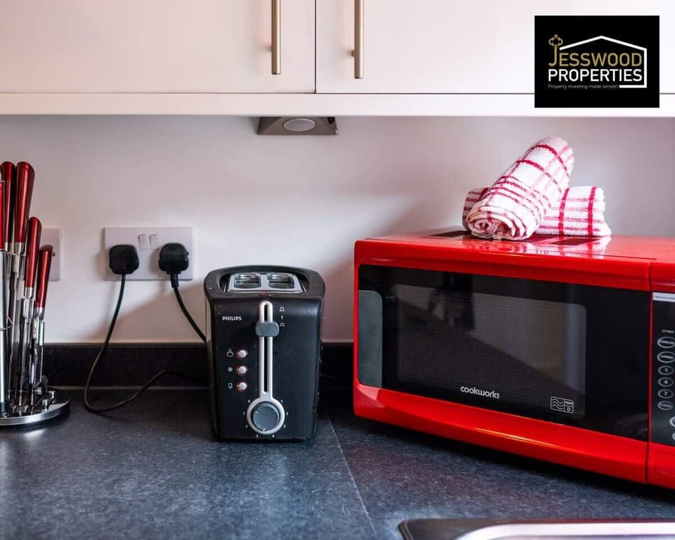 Kitchen at Jesswood Properties Short Lets & Serviced Accommodation