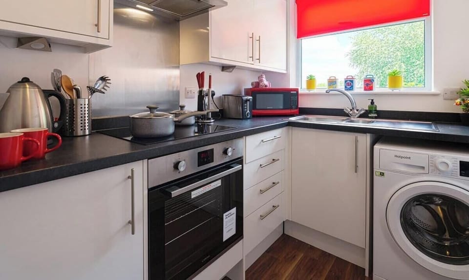 Kitchen at Jesswood Properties Short Lets & Serviced Accommodation