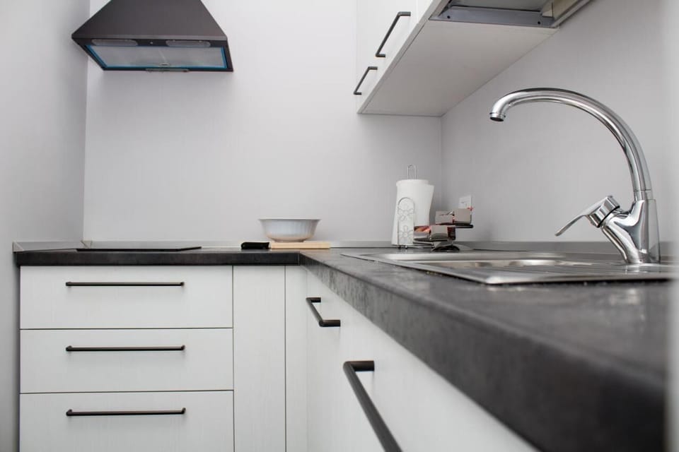 Deluxe Apartment, City View | Private kitchen | Fridge, stovetop, cookware/dishes/utensils