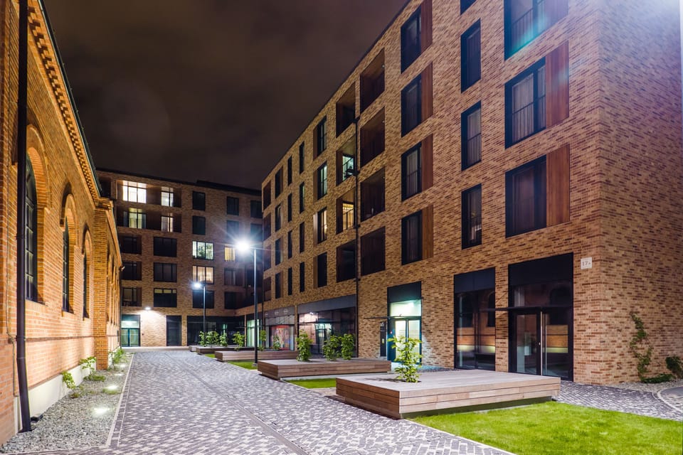 Front of property - evening/night