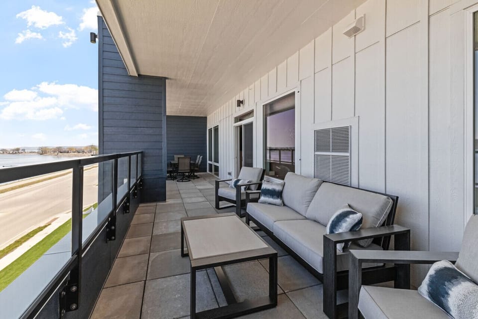 Large covered patio