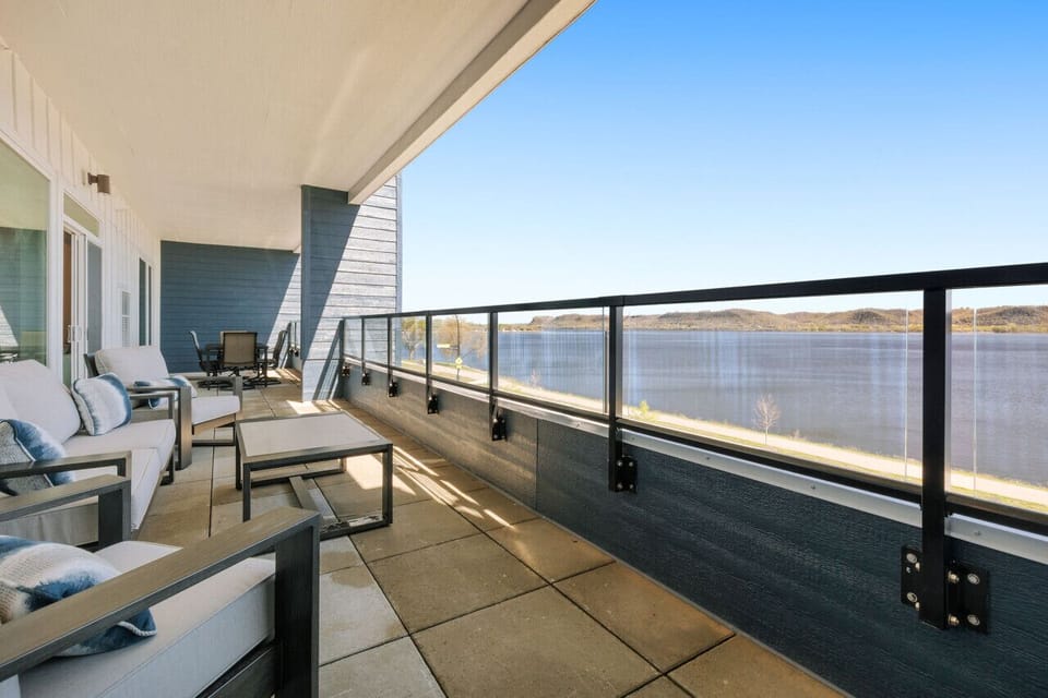 Large covered patio