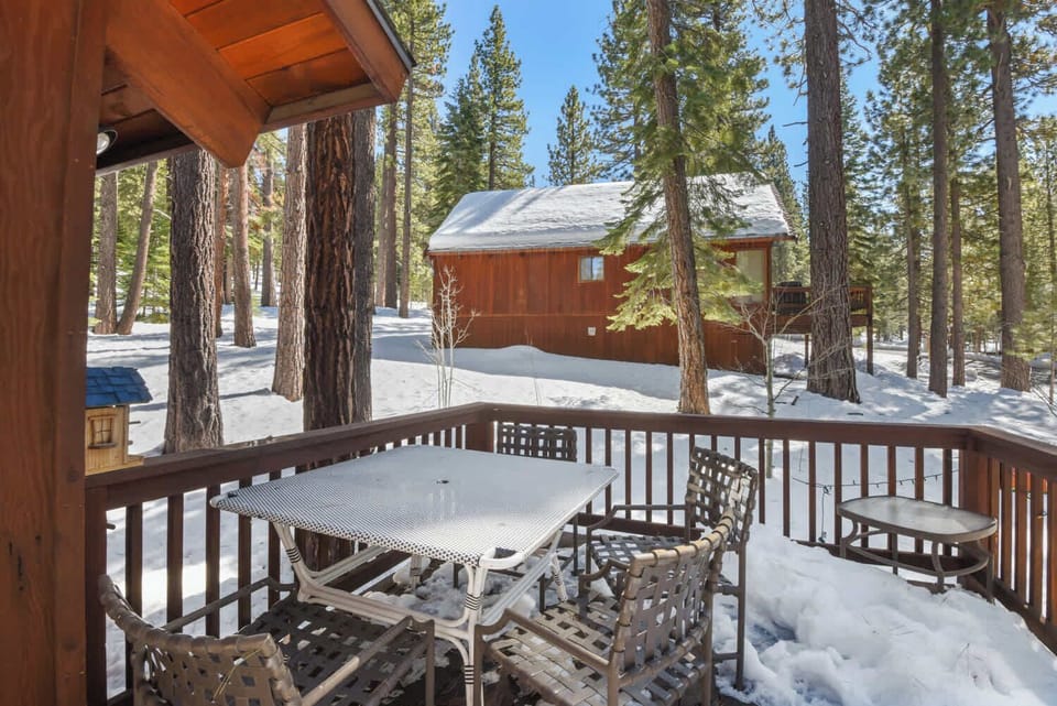 Breathe in the fresh air on the deck