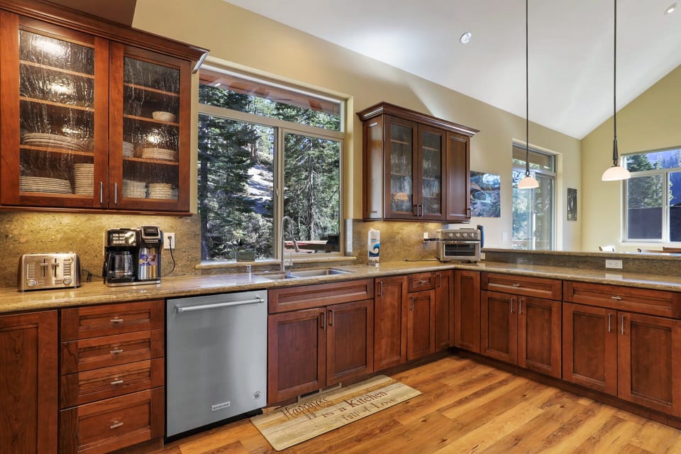 Kitchen with natural lighting