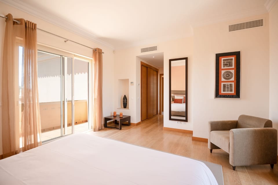Spacious air conditioned bedroom