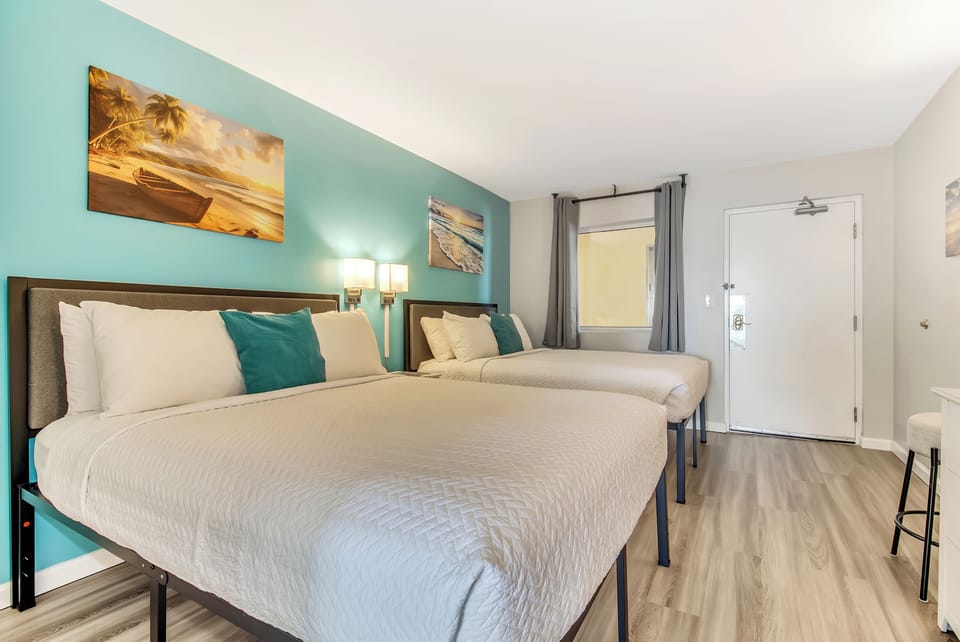 Sleep soundly in the comfort of your beach getaway's beautifully decorated bedroom!