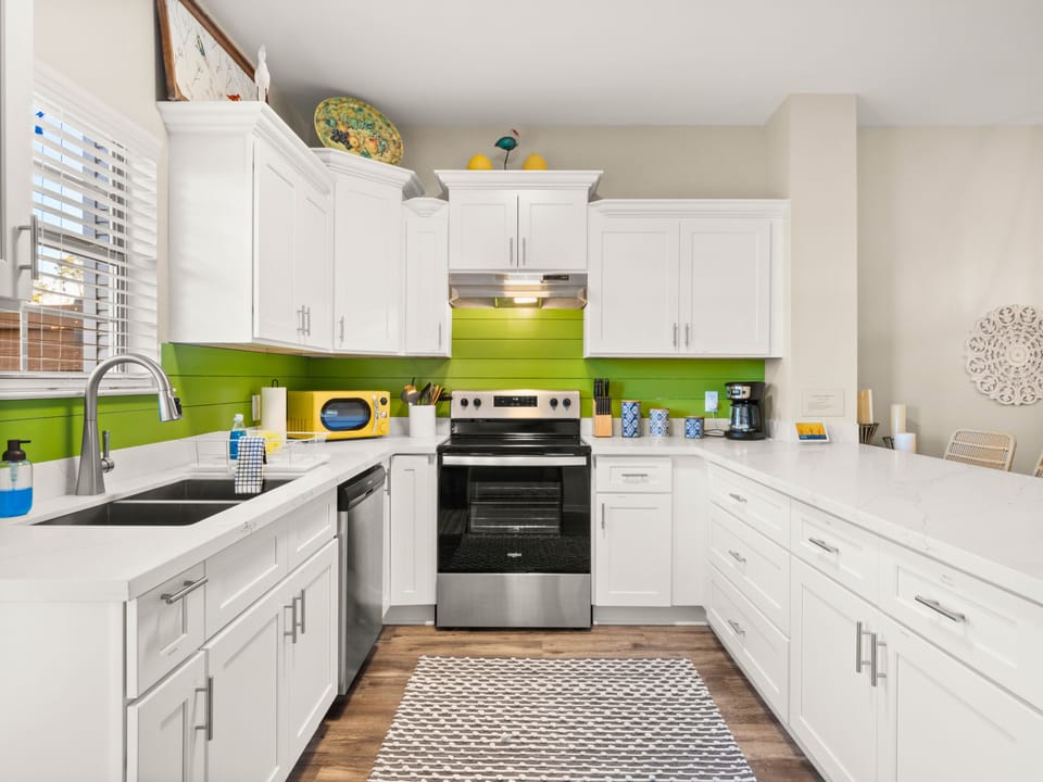 Lazy Lime's fully equipped kitchen