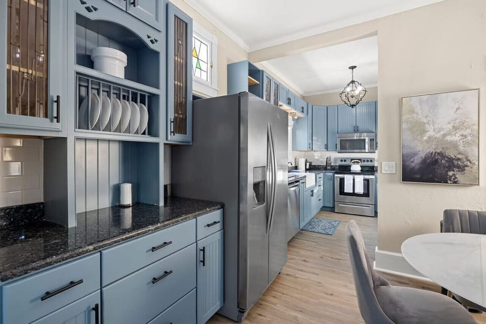 Cook up memories in a modern kitchen designed for gatherings and gourmet creations.