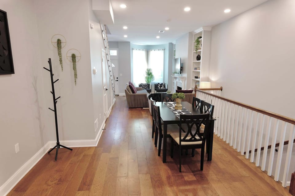 Step this way to your kitchen, with a full sized dining table to enjoy your meals! 