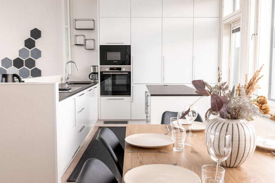 Luxury Penthouse, City View | Desk, laptop workspace, iron/ironing board, WiFi (free)