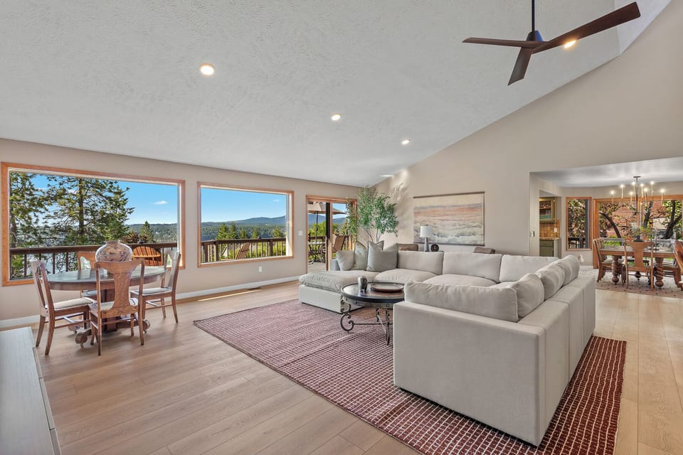 Living Room Upstairs - Cozy up in style- this living room is perfect for relaxation and gathering.