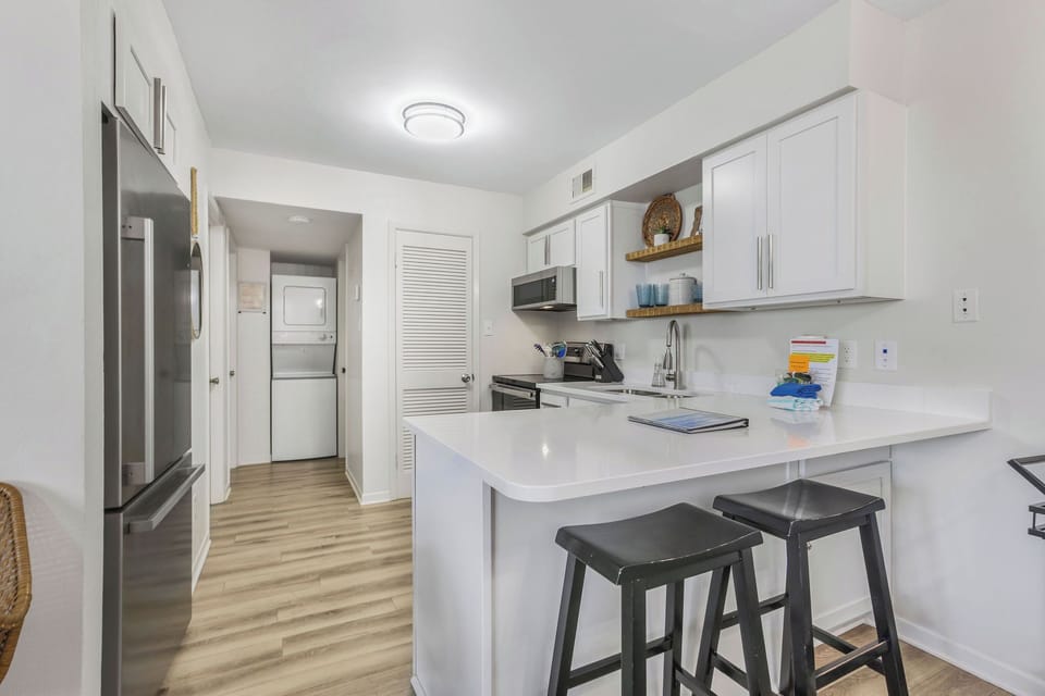 Remodeled kitchen