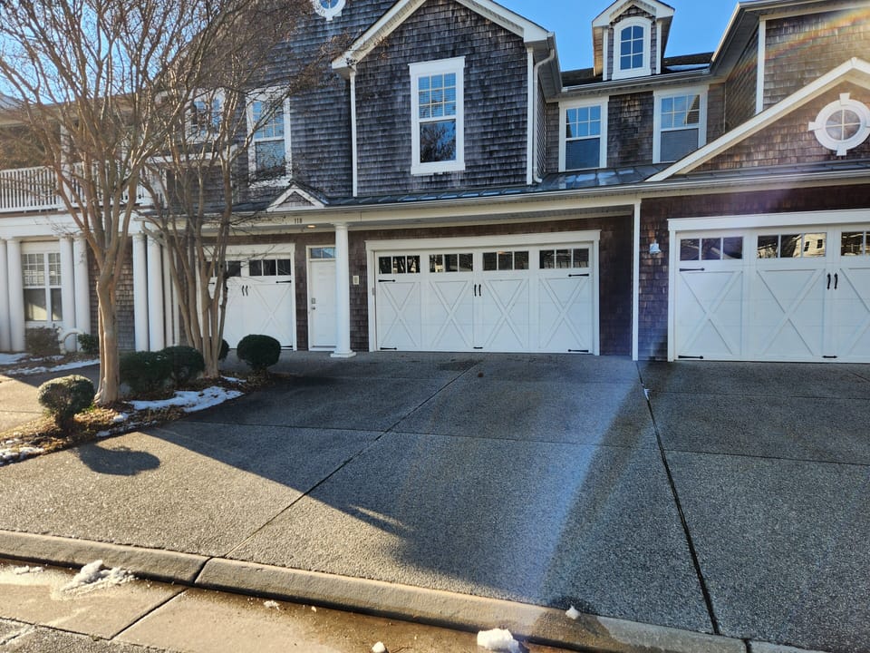 Parking in the two-car garage or on the driveway