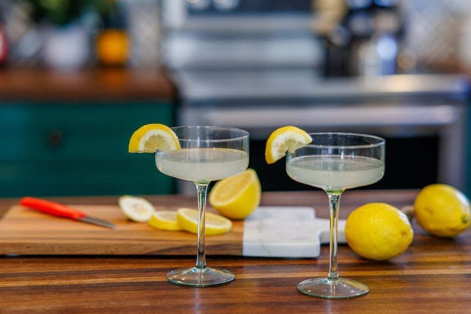 Craft your perfect cocktails at The Shrimp Boat Cottage.