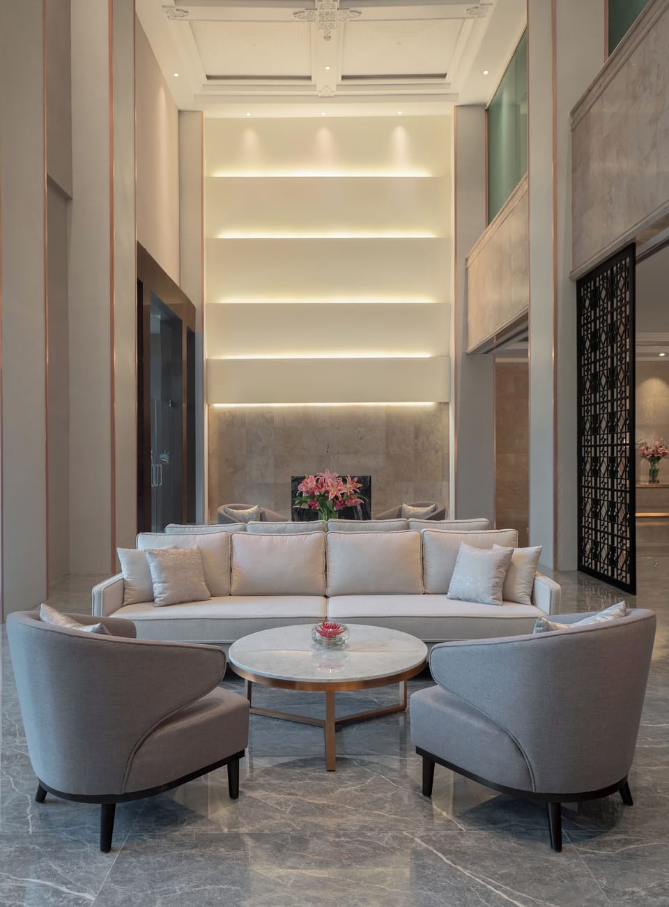 Lobby sitting area