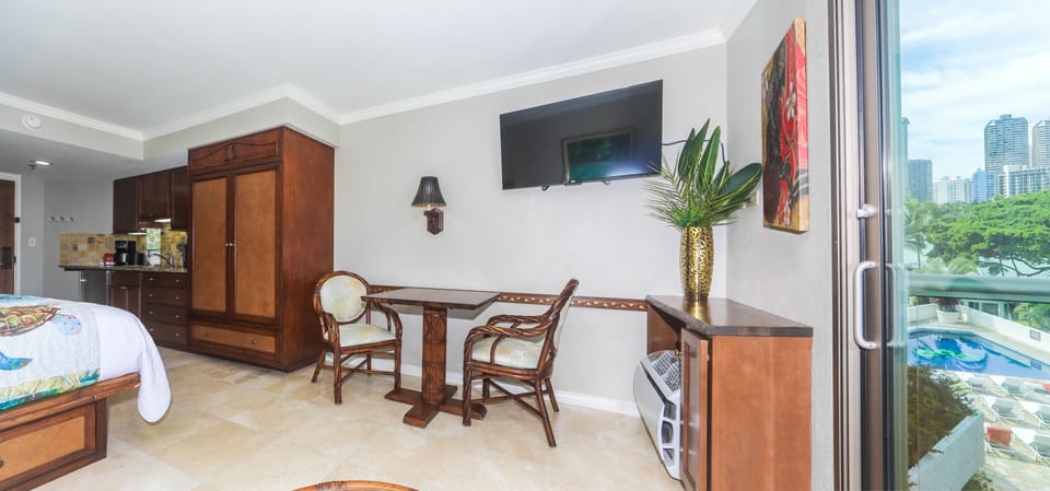 Interior of room from couch