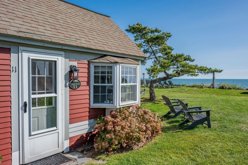Entry into cottage